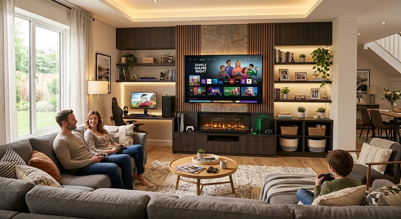 35 Modern Media Wall Ideas