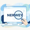 Magnifying glass over a browser window showing the word Nerwey, representing a fact check of what Nerwey means